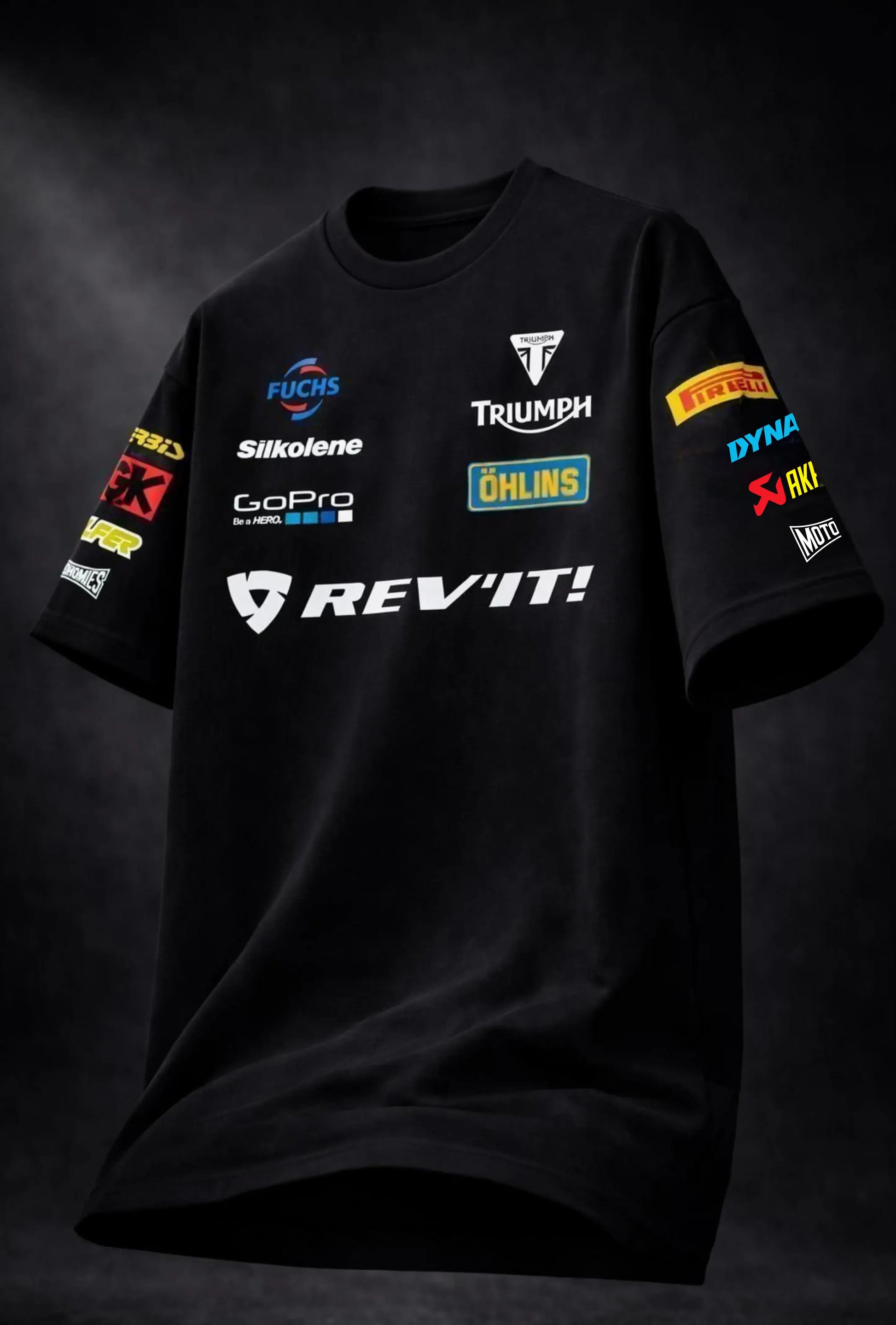 Triumph Racing Oversized T-Shirt India — Biker Streetwear – Motohomies