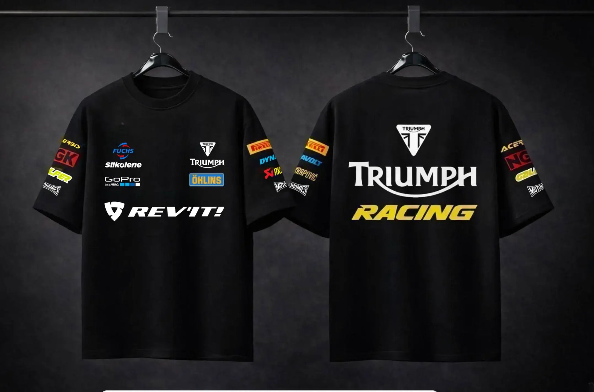 Triumph Racing Oversized T-Shirt India — Biker Streetwear – Motohomies
