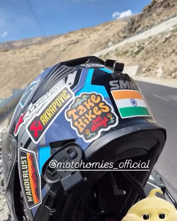 Rahul Bassi with Motohomies gear