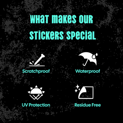 berik racing eyes sticker design close up for car and bike
racing eyes vinyl sticker applied on vehicle surface car or bike
aggressive racing style sticker for cars bikes helmets and SUVs