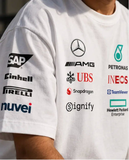 Mercedes AMG Petronas F1 Team T-Shirt – White