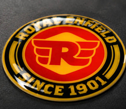 Royal Enfield Classic 3D Dome Sticker | 3 Inch